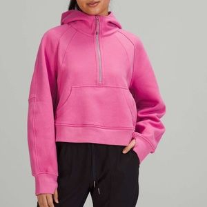 Lululemon Scuba Oversized half zip - pink blossom